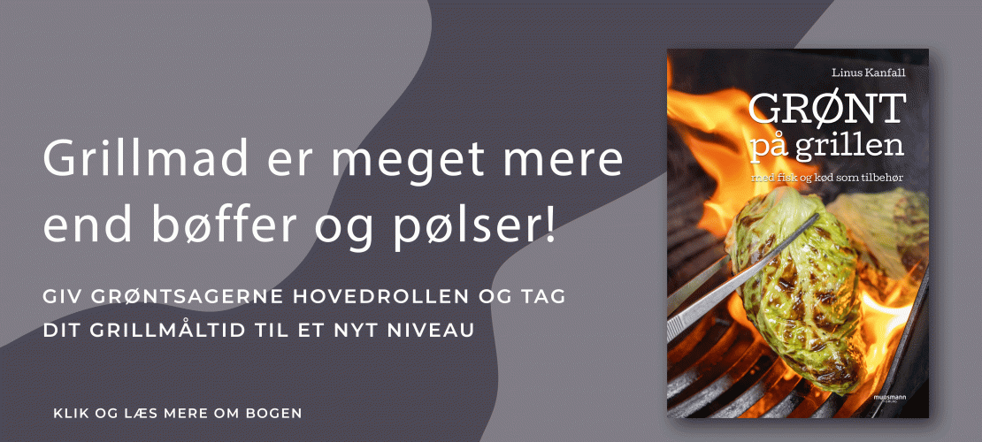 Grøn på grillen Linus Kanfall Muusmann forlag